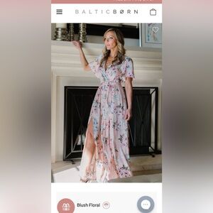 Baltic Born Sicily Satin Maxi Dress